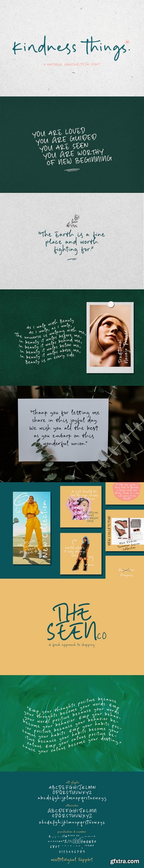 Kindness Things Font