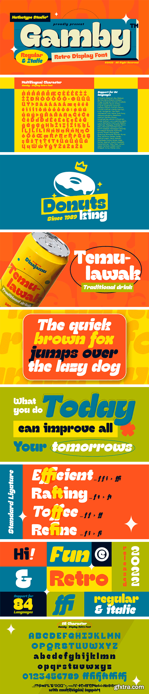 Gamby Font Family