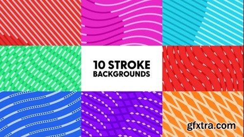 Videohive Stroke Backgrounds 41941805