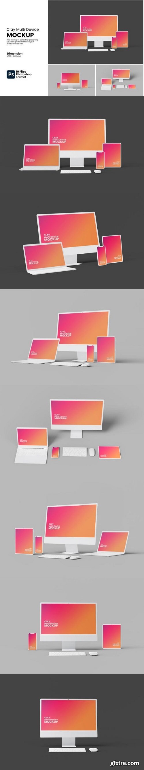 Clay Multi Device Mockup