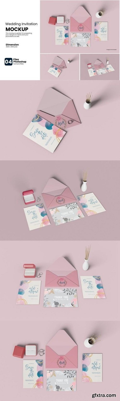 Wedding Invitation Mockup