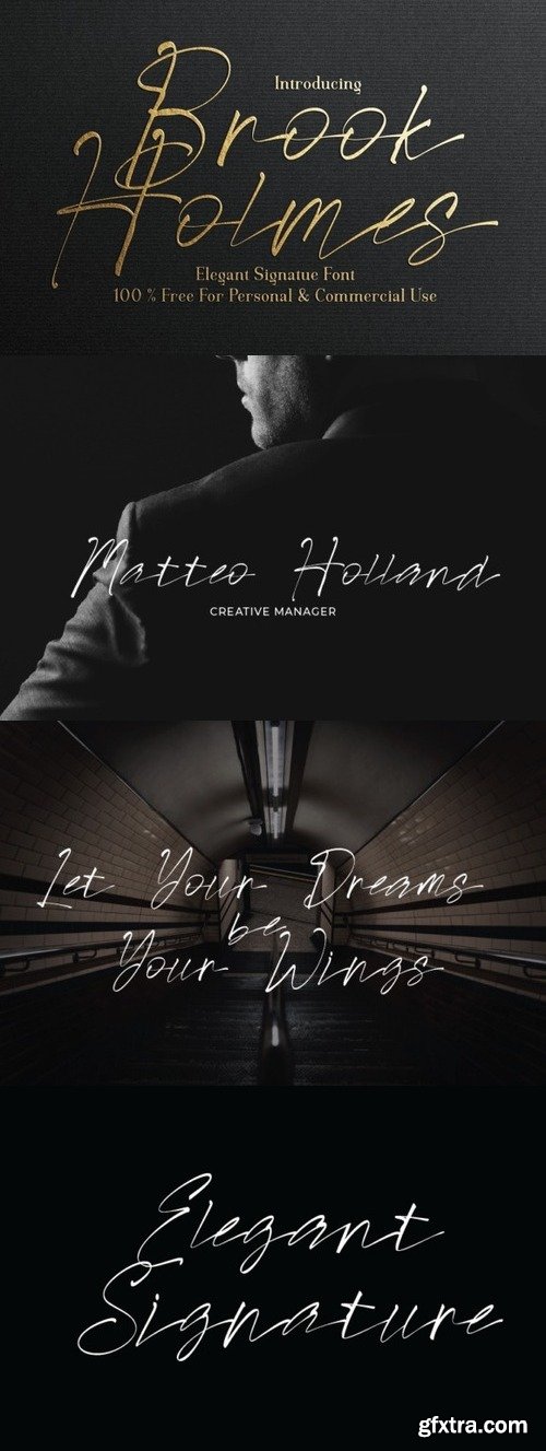 Brook Holmes Font