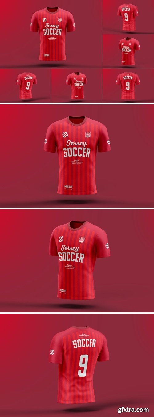 Soccer T-shirt Mock-up UPVBXXA