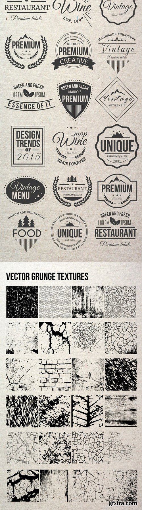 30 Vintage Logos + BONUS