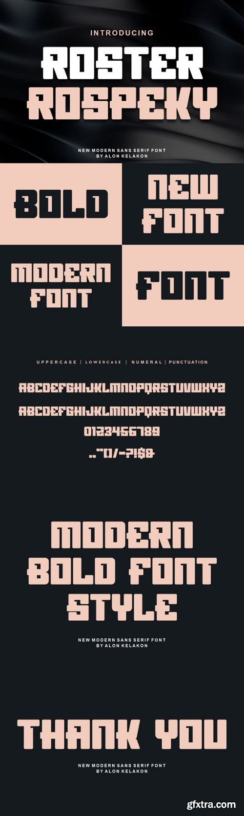 Roster Rospeky Font