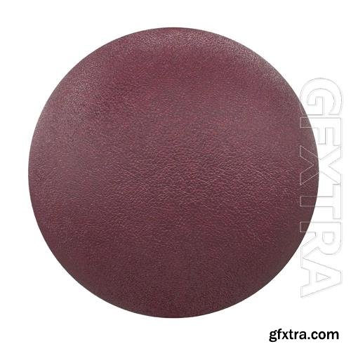 Purple Leather PBR Texture 3D