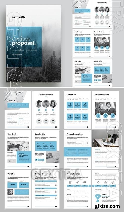 Creative Business Proposal Layout 482480598