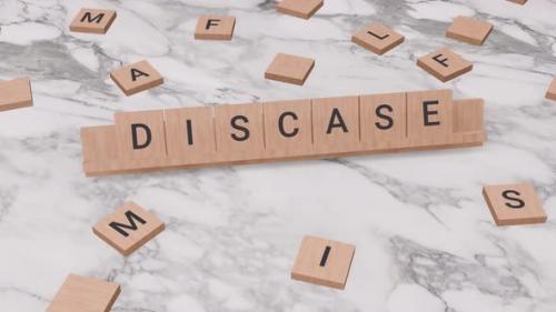 Videohive - DISCASE word on scrabble - 41822878 - 41822878