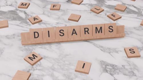 Videohive - DISARMS word on scrabble - 41822879 - 41822879