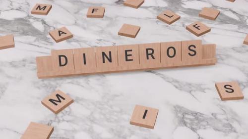 Videohive - DINEROS word on scrabble - 41822884 - 41822884