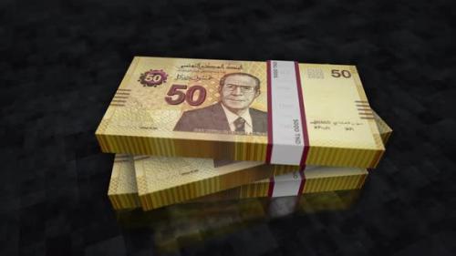 Videohive - Tunisia Dinar money banknote pile packs - 41829794 - 41829794