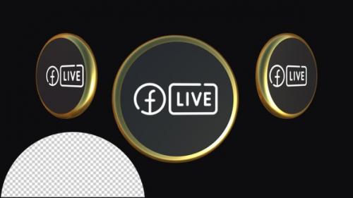 Videohive - Facebook Live Icon - 41830805 - 41830805