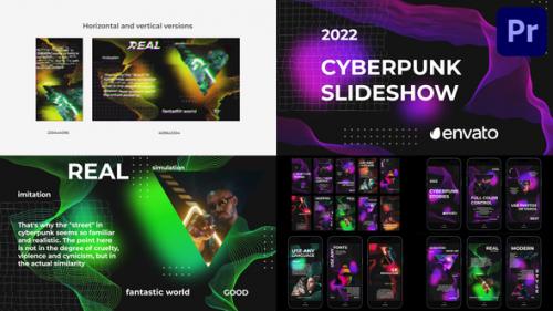 Videohive - Cyberpunk Glitch Slideshow for Premiere Pro - 41855018 - 41855018