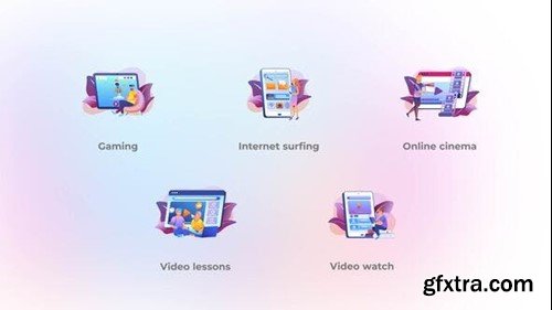 Videohive Video watch - Gradient concepts 41831692