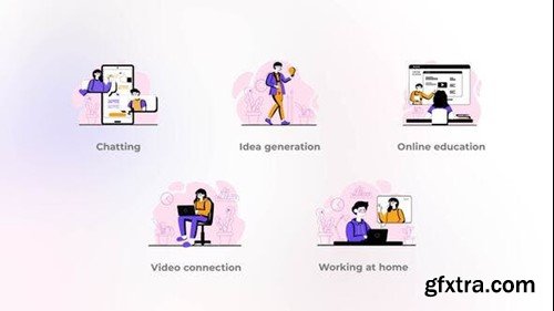 Videohive Idea generation - Purplе concepts 41877390