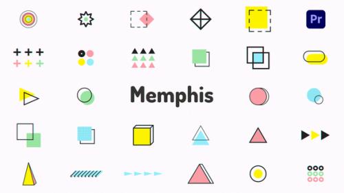 Videohive - Memphis Shapes - 41873777 - 41873777