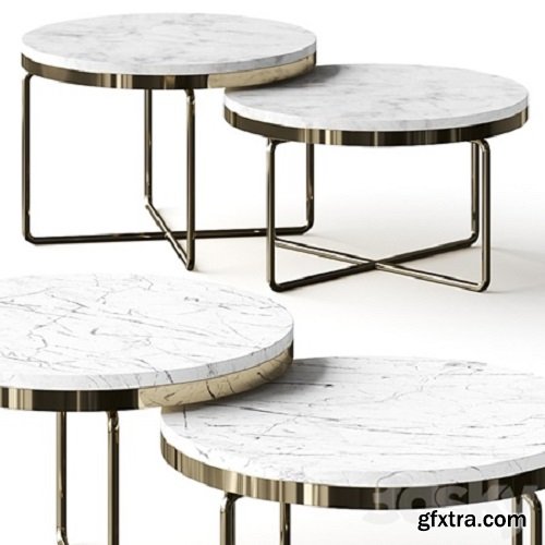 Nordic Studio Lounge Nesting Coffee Tables