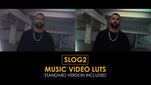 Videohive - Slog2 Music Video and Standard LUTs - 41884979 - 41884979