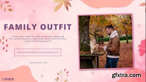 Videohive Autumn Family Fashion Slideshow 41896492