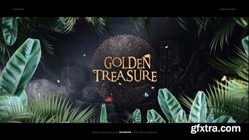 Videohive Golden Treasure Forest Trailer 41857334