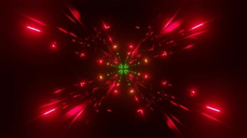 Videohive - Abstract Throbbing Neon Red Green VJ Seamless Loop Background - 41831988 - 41831988