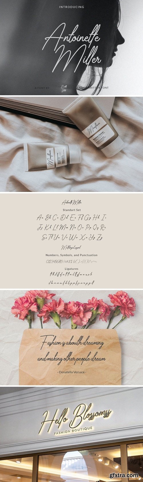 Antoinette Miller / Handwritten font