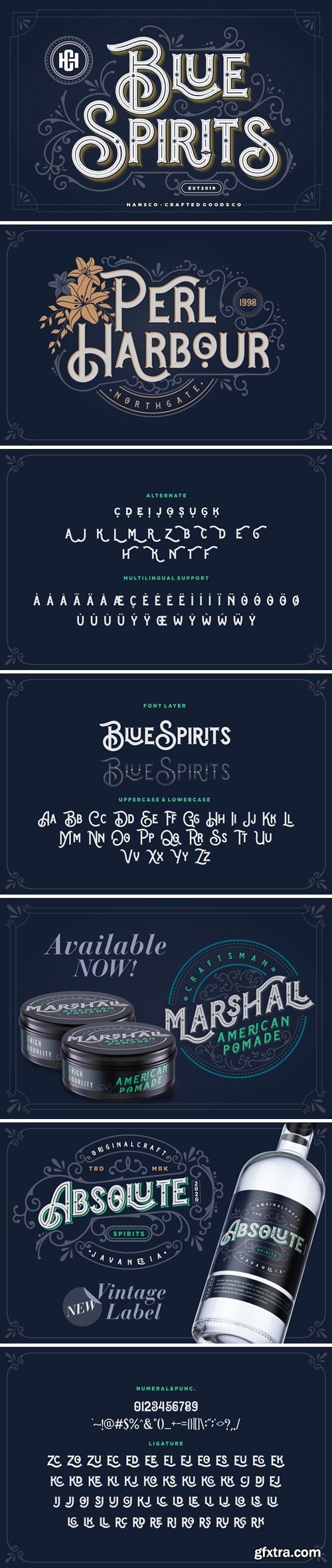 Blue Spirits Font