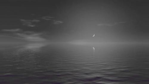 Videohive - Nights Sea View Animation Loop - 41857343 - 41857343