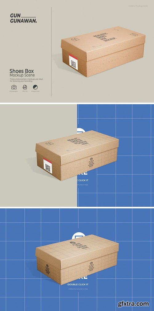 Shoes Box Mockup 3TQE488