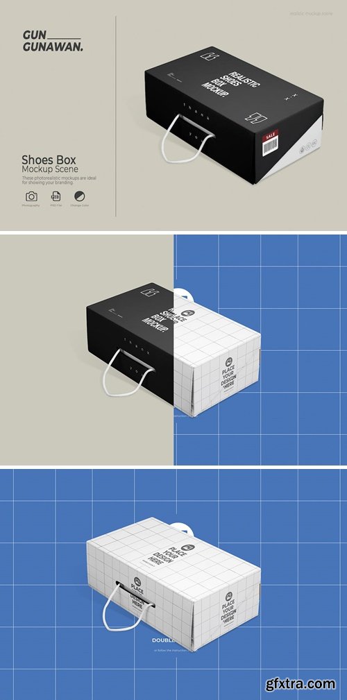 Shoes Box Mockup SZUWFUY