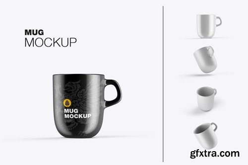 Colorfull Matte Mug Mockup N3HBR3A