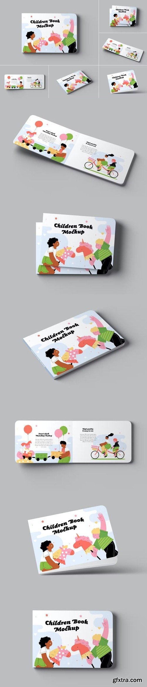 Children Book Mockups