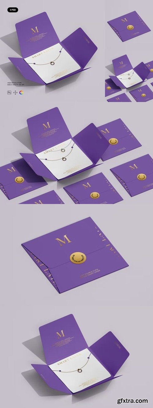 Jewelry Packaging Mockup Set