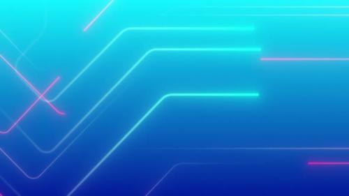 Videohive - 4k Colorful Neon Lines Background 2 - 41868167 - 41868167