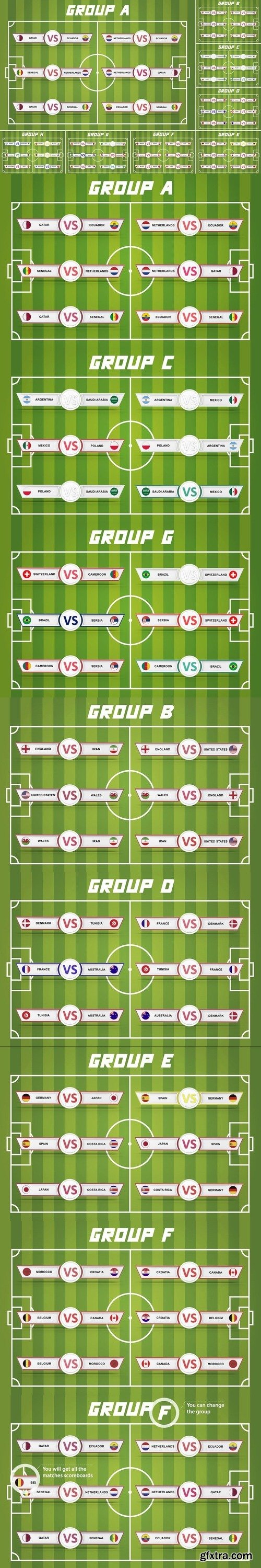 CreativeMarket - World Cup Match Groups Schedule 10904685