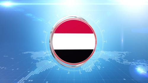 Videohive - Yemen Flag Transition - 41875260 - 41875260