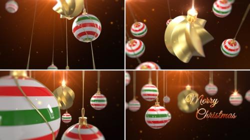 Videohive - Merry Christmas Opener Golden - 41875269 - 41875269