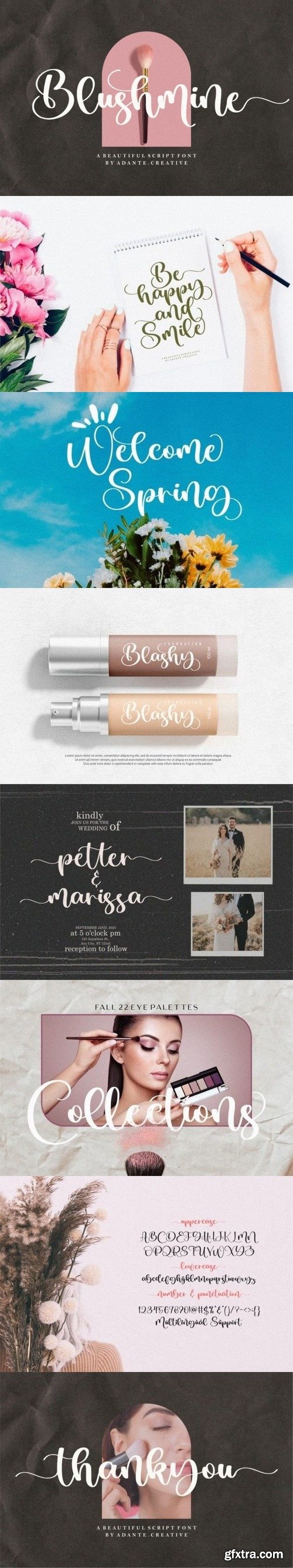 Blushmine Font