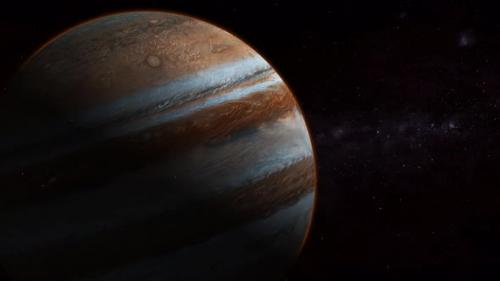 Videohive - 3d Realistic Jupiter Planet View Star Space - 41884144 - 41884144