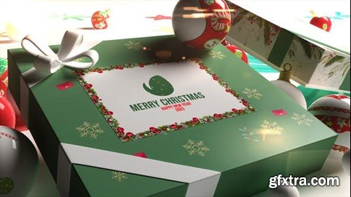 Videohive Christmas Box Logo 41899958