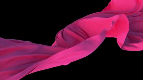 Videohive - Pink Satin Cloth Piece of Fabric Background - 41893980 - 41893980