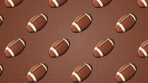 Videohive - 3D American Football Animation Background - 41895681 - 41895681