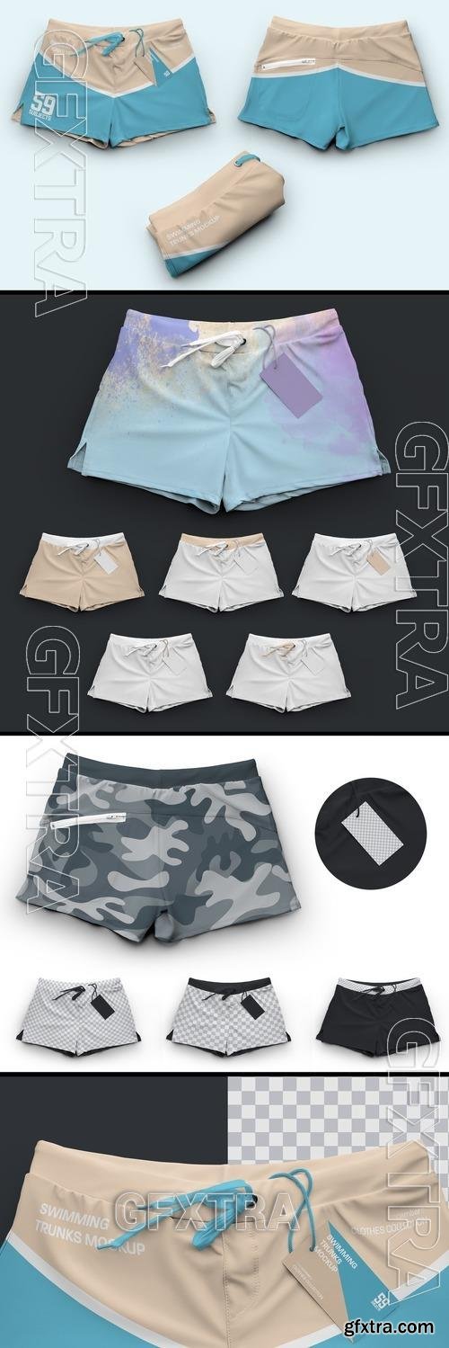 3 Mockups of Men's Trunks Shorts 529495199