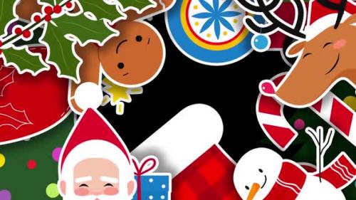 Videohive - Christmas Symbols Transitions - 41831580 - 41831580