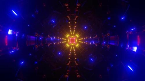 Videohive - Abstract Red Blue Trippy Pattern Animation with Strobe Light - 41831646 - 41831646