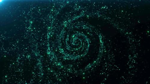 Videohive - Particle Field Galaxy Motion Background - 40750328 - 40750328