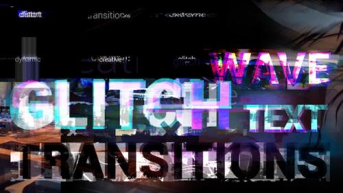 MotionArray - Wave Glitch Text Transitions - 1170977