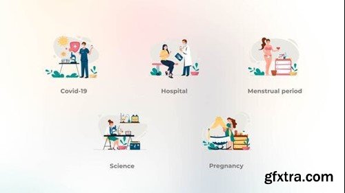 Videohive Hospital - Flat concept 41960989