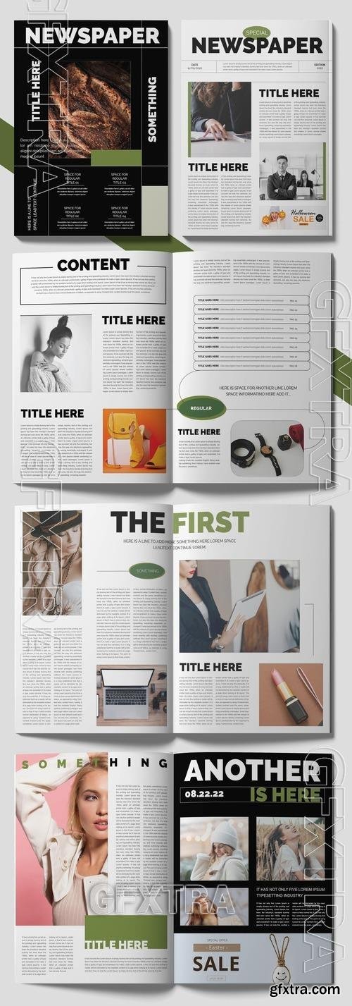 Classy Newspaper Template 541050022