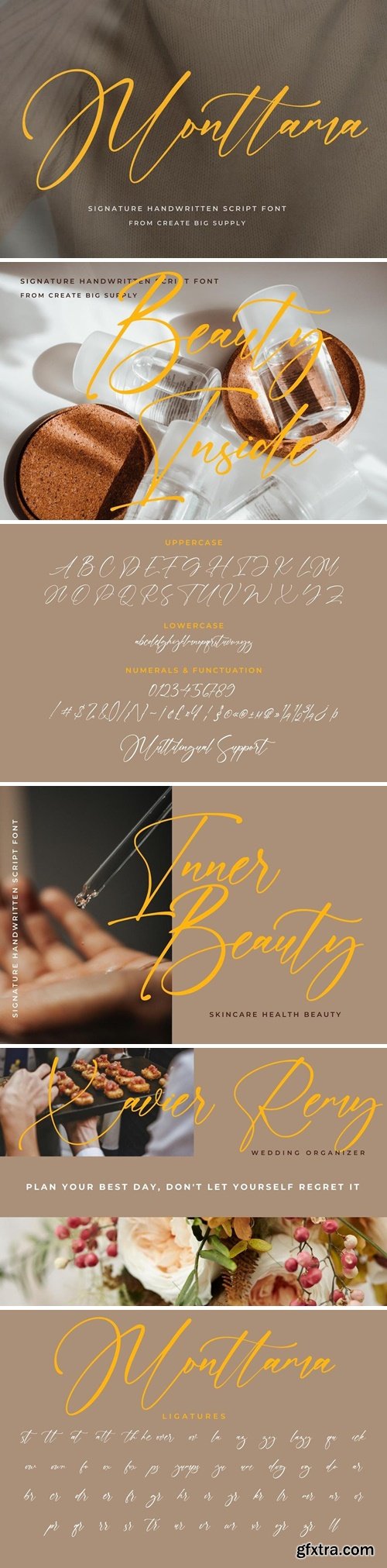 Monttama Script Signature Handwriting Font